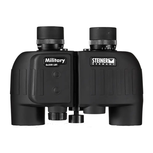 Steiner 2680 M830r Laser Rangefinder 8x 30mm Mil Radian Ranging Reticle, Floating Prism Auto Focus, Black Makrolon w/Rubber Armor