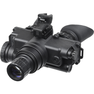 AGM Global Vision 12W7P122154211 Wolf-7 PRO NW1 Night Vision Goggles Black 1x 27mm, Generation 2+ Level 1, 45-54 lp/mm Resolution, White Filter