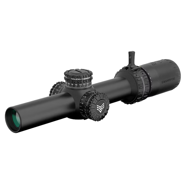 Swampfox Optics ARH16241-GM Arrowhead Black 1-6x24mm 30mm Tube Guerrilla Dot MOA Green Reticle