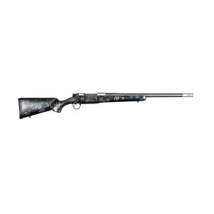 Christensen Arms 8010631600 Ridgeline FFT TI 6.8 Western 3+1 20" Carbon Fiber Threaded Barrel, Stainless Titanium Rec, Black with Gray Accents Stock