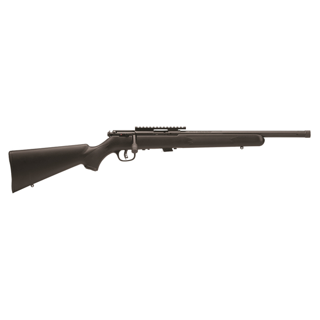 Savage Arms 96699 93R17 FV-SR 17 HMR Caliber with 5+1 Capacity, 16.50" Threaded/Heavy Barrel, Matte Blued Metal Finish, Matte Black Synthetic Stock & Picatinny Rail Right Hand (Full Size)