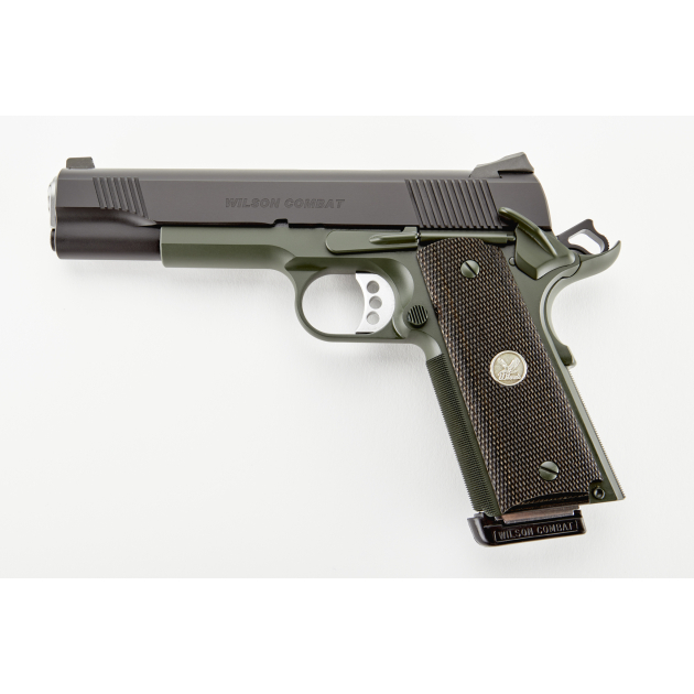 WILSON COMBAT CQB 45ACP 5" 8+1 BLK/GRN CA