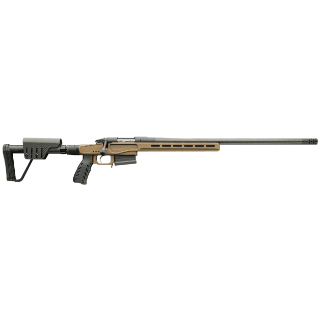 Bergara Rifles BPR3765CM Premier MgLite Full Size 6 Creedmoor 5+1 22" Carbon Fiber CURE Carbon Fiber Barrel, Graphite Black Cerakote Steel Receiver, Flat Dark Earth XLR Folding Chassis