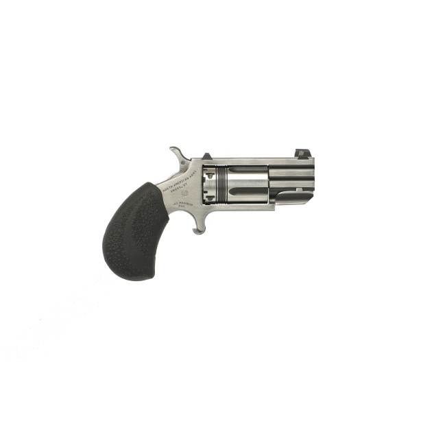 NORTH AMERICAN ARMS PUG 22MAG REV 1" SS BLACK