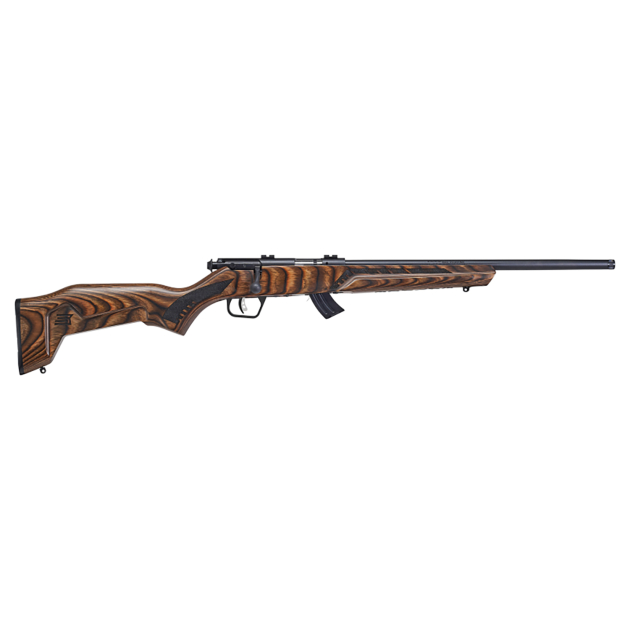 Savage Arms 26737 Mark II Minimalist Full Size 22 LR 10+1 18" Matte Black Steel Threaded Barrel, Matte Black Carbon Steel Receiver, Boyd's Minimalist Natural Brown Laminate Stock