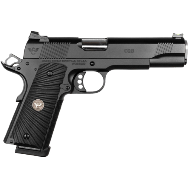 WILSON CQB-FS-45A 45ACP 5" FS - 8-SHOT BLACK ARMOR TUFF