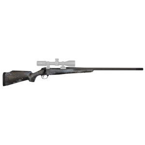 Fierce Firearms FCTRG65CM20BBO CT Rage 6.5 Creedmoor Caliber with 4+1 Capacity, 20" Carbon Fiber Barrel, Black Cerakote Metal Finish & Blackout Camo Fixed Fierce Tech C3 Stock, Right Hand (Full Size)