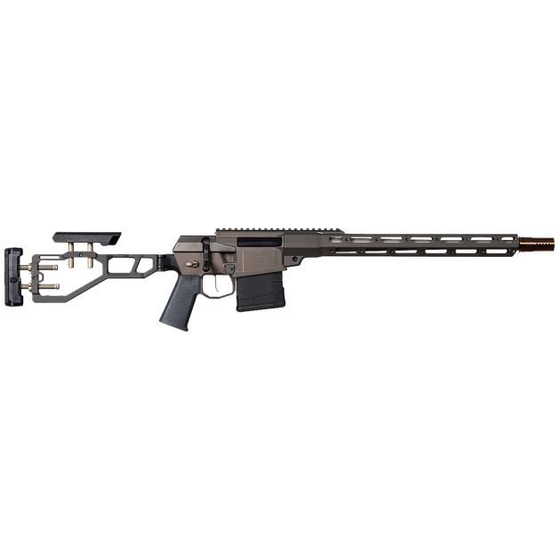 Q LLC FIX8616INRIFLEBLK The Fix 8.6 Blackout 10+1 16" Tapered Threaded Barrel, Gray, Fully Adj. Folding Stock, Magpul K Grip, 15" Q-Sert Handgaurd, AR-10/SR-25 Mag, Cherry Bomb Brake, Ambi Controls
