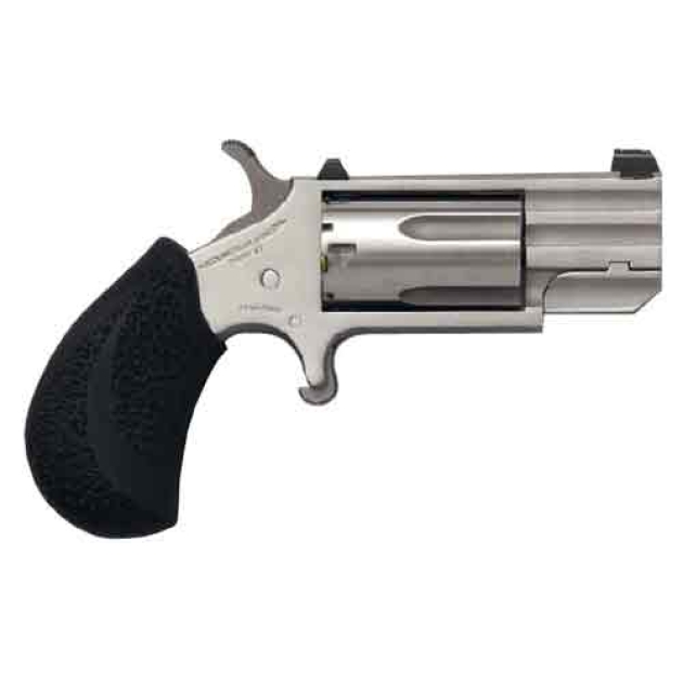 NAA "PUG" MINI-REVOLVER 22WMR - 1"HB TRITIUM FNS S/S BLACK SYN