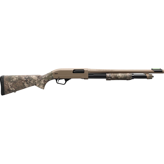 WINCHESTER SXP DEFENDER 12GA - 18" 3" FDE TRUE TIMBER STRATA