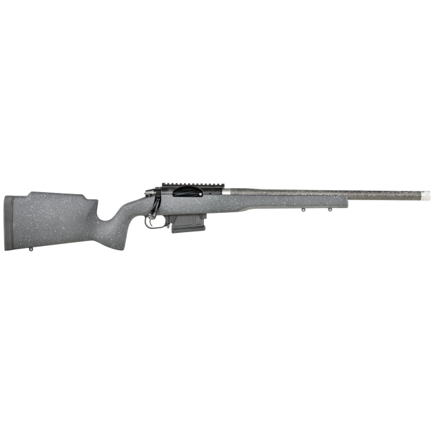 Proof Research 137994 Elevation MTR 2.0 308 Win 20" Carbon Fiber Wrapped Match Grade Threaded Barrel, Black Cerakote Picatinny Rail Steel Receiver, Fixed Proof Black Granite Carbon Fiber Stock