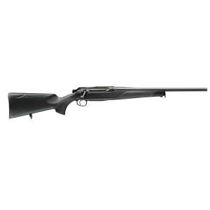 Sauer 80117637 505 XT Full Size 300 Win Mag 2+1 24" Titanium Gray Threaded Barrel, Saddle Mount Steel Receiver, Black Fixed Synthetic Stock