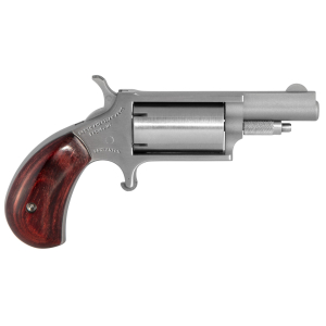 North American Arms 22MCBK Super Companion Cap & Ball Kit Small Frame #11 Percussion 5 Shot, 1.63" Stainless Steel Barrel, Cylinder & Frame, Rosewood Birdshead Grip, Exposed Hammer
