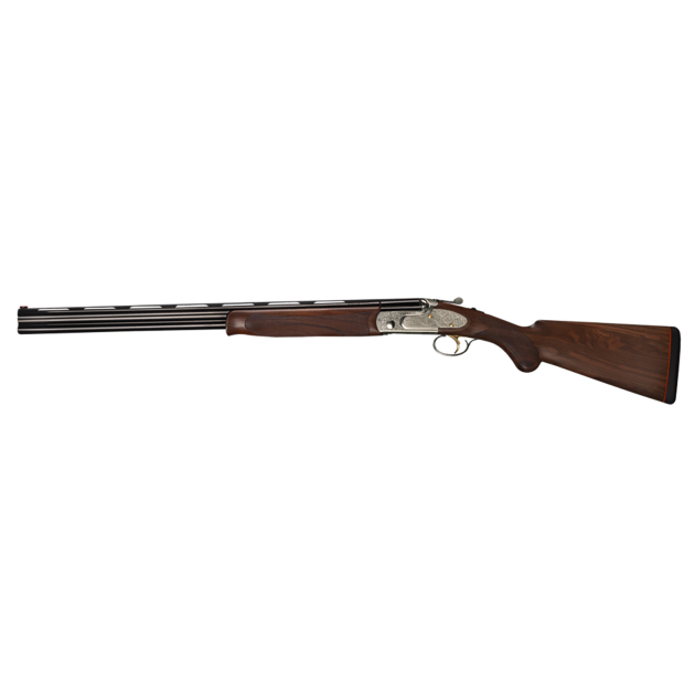 Bettinsoli USA BOLL122822 Overland EELL 12 Gauge 3" 2 28" Blued 28" Vent Rib Barrel, Fixed Hand Oiled Turkish Walnut Stock Ambidextrous