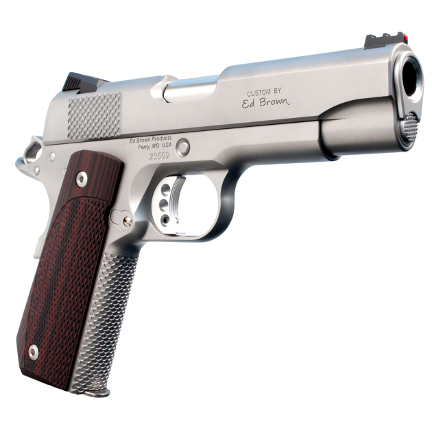 Ed Brown KC18SS 1911 Kobra Carry Serrated Frame 45 ACP 7+1 4.25" Stainless