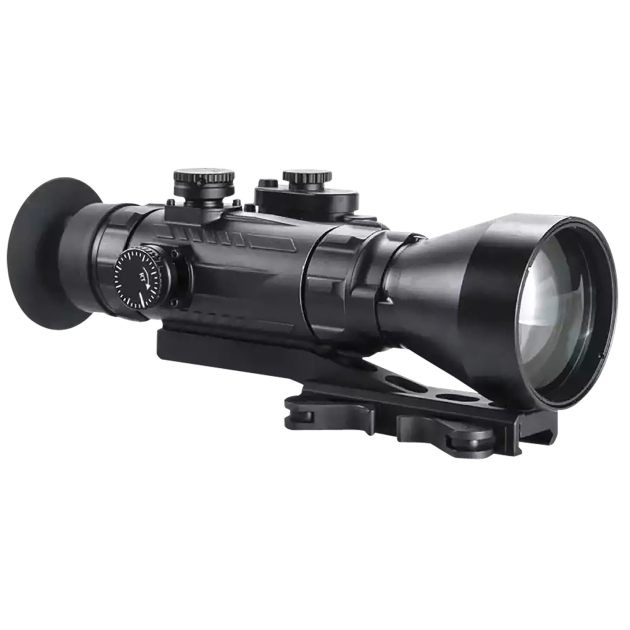 AGM Global Vision 15WP4423483111 Wolverine Pro-4 3AL1 Night Vision Rifle Scope Matte Black 4x70mm Gen 3 Auto-Gated Level 1 Illuminated Red Chevron w/Ballistic Drop Reticle