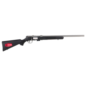 Savage Arms 94700 93 FVSS 22 WMR Caliber with 5+1 Capacity, 21" Heavy Barrel, Matte Stainless Metal Finish, Matte Black Synthetic Stock & AccuTrigger Right Hand (Full Size)
