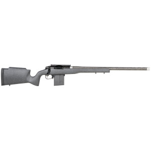 Proof Research 137857 Elevation MTR 2.0 6.5 PRC 22" Carbon Fiber Wrapped Match Grade Threaded Barrel, Black Cerakote Picatinny Rail Steel Receiver, Fixed Proof Black Granite Carbon Fiber Stock