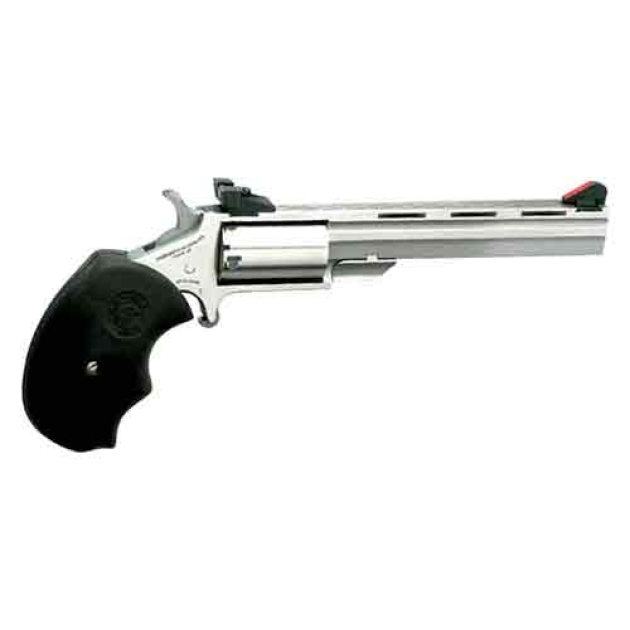 NAA "MINI-MASTER TARGET" COMBO - 22LR/22WMR 4"VR AS S/S RUBBR