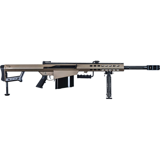 BARRETT M82A1 RIFLE 50BMG - 20" FLUTED 1:15" 10RD FDE