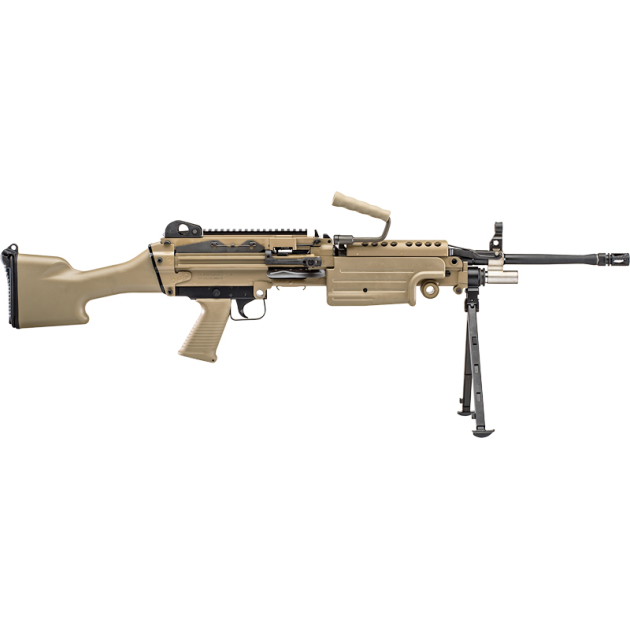 FN M249S 5.56X45MM 18.5" - 30/200 FDE