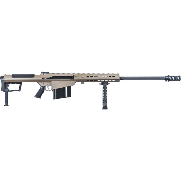 BARRETT M107A1 RIFLE 50BMG - 29" FLUTED 1:15" 10RD FDE