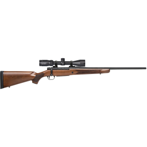 Mossberg 27942 Patriot 30-06 Springfield Caliber with 5+1 Capacity, 22" Fluted Barrel, Matte Blued Metal Finish & Walnut Stock Right Hand (Full Size) Includes Vortex Crossfire II 3-9x40mm Scope