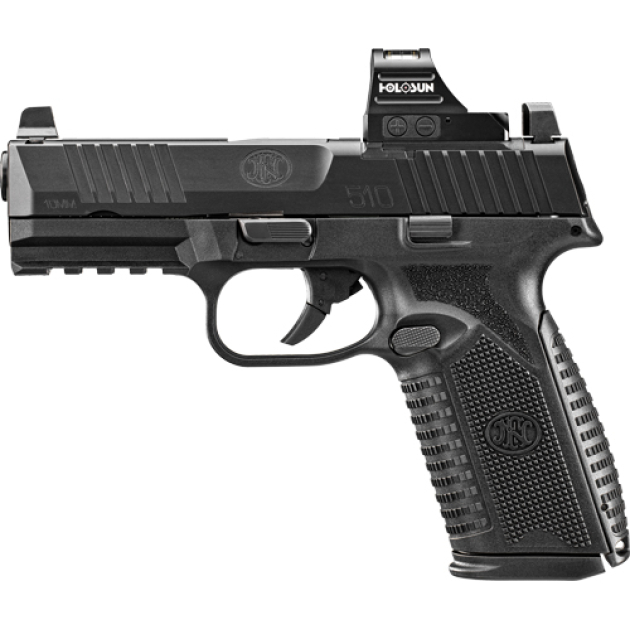 FN 510 MRD 10 MM W/ HOLOSUN - 407C 2-10RD MAG NMS BLACK