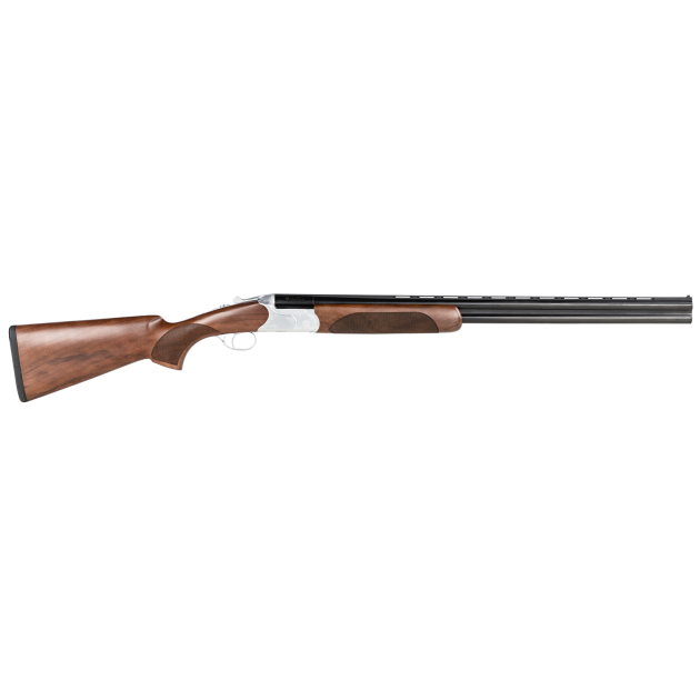CZ-USA 06471 Redhead Premier 12 Gauge 3" 2rd 28" Gloss Black Chrome Barrel, Silver Satin Chrome Metal Finish, Turkish Walnut Stock Includes 5 Chokes