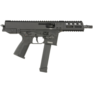 B&T Firearms 450002G GHM  9mm Luger 33+1 6.90", Tri-Lug Threaded Muzzle, Black, No Brace, Polymer Grips, Ambi Controls (Glock Mag Compatible)