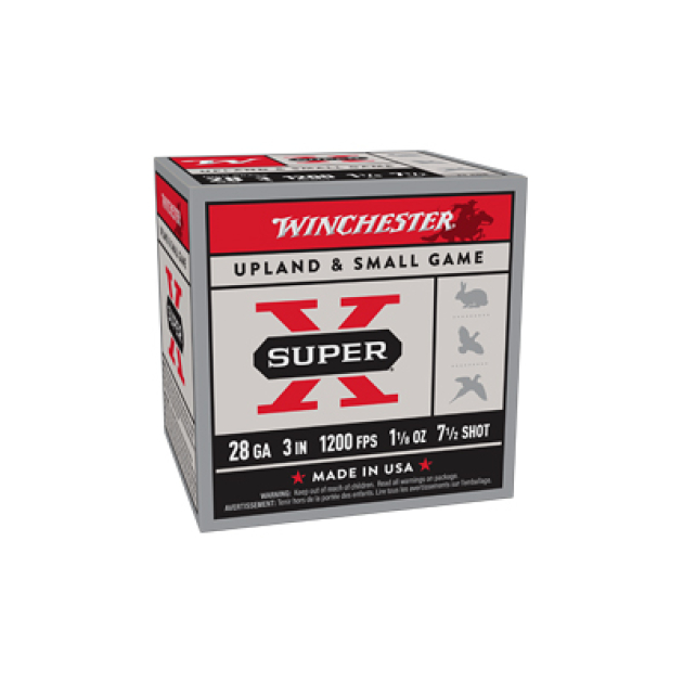 WIN SUPERX 28GA 3" #7.5 25/250