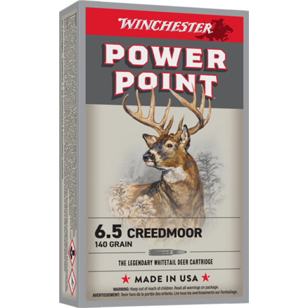 WINCHESTER POWER POINT 6.5 CM - 140GR JSP 20RD 10BX/CS