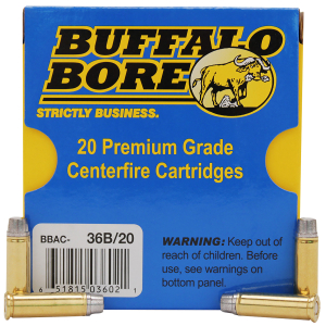 Buffalo Bore Ammunition 36B20 Heavy Strictly Business 32H&R Mag +P 130gr Hard Cast 20 Per Box/12 Case