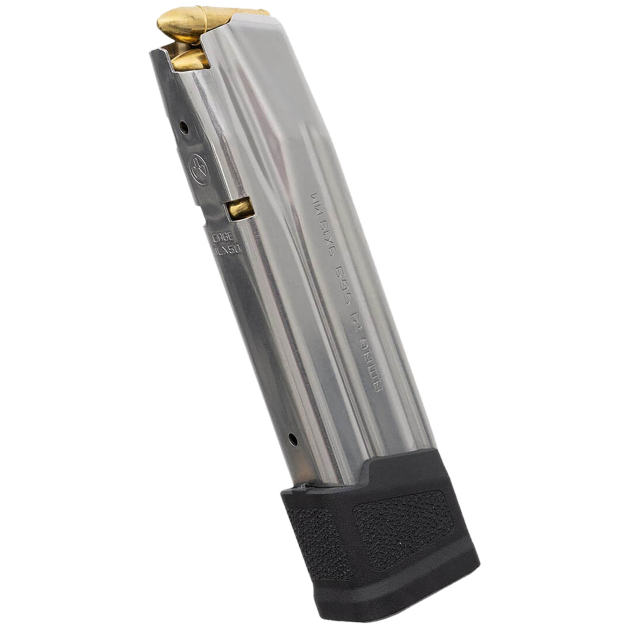 Magpul MAG1465-SST AMAG 21rd 9mm Fits Sig P320 Silver/Black Stainless Steel/Polymer