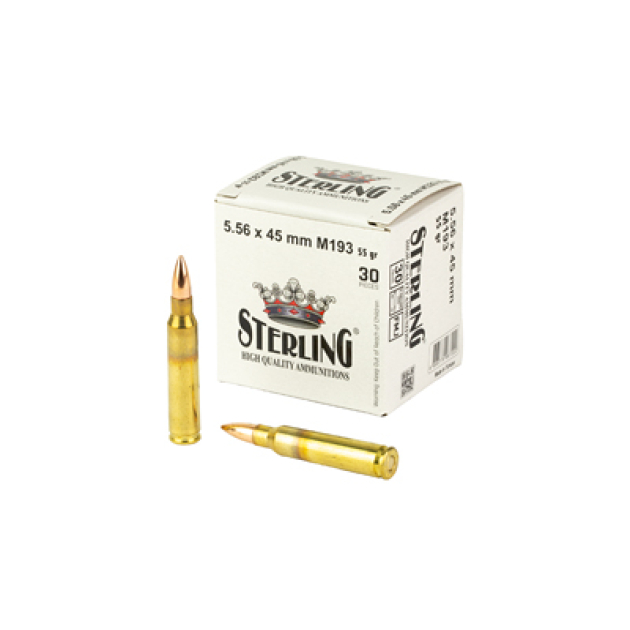 STERLING 5.56 M193 55GR FMJ 30/1500