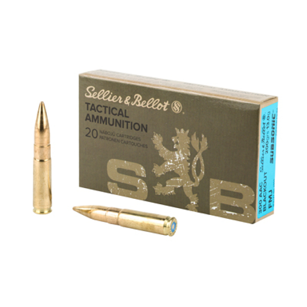 S&B 300BLK 200GR FMJ SUBSONIC 20/1000