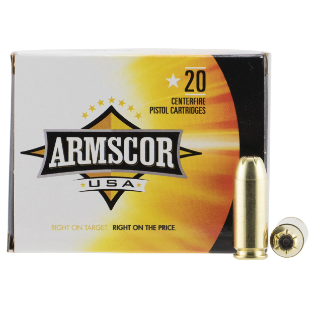 Armscor FAC103N USA 10mm Auto 180gr Jacketed Hollow Point 20 Per Box / 25 Case