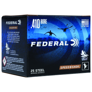 Federal WF4136 Speed-Shok 410 Gauge 3" 3/8oz 6 Shot 25 Per Box/10 Case