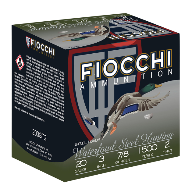 Fiocchi 203ST2 Flyway 20Gauge 3" 7/8oz 2Shot 25 Per Box/10 Case