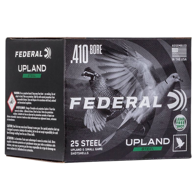 Federal USH4106 Upland Field & Range 410Gauge 3" 3/8oz 6Shot 25 Per Box/10 Case