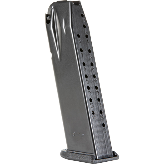 WALTHER MAGAZINE PDP FULL-SIZE - 9MM LUGER 18RD BLUED STEEL