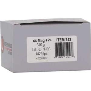 UNDERWOOD 44 REM MAG +P+ 340GR - LEAD-FN 20RD 10BX/CS - Image 2