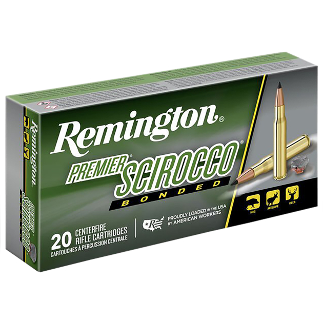 Remington Ammunition 29335 Premier Scirocco Bonded 7mmRUM 150gr