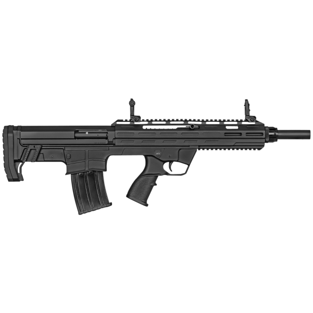 Tokarev USA 21000105 TBP 12 Gauge Semi-Auto 3" 5+1 18.50" Black Steel Barrel, Black Receiver w/Picatinny Rail, Black Bullpup Synthetic Stock