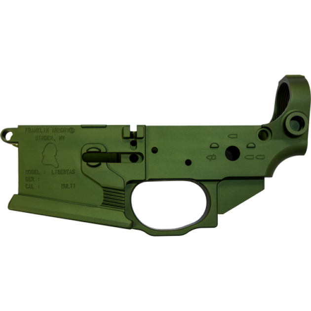 FRANKLIN ARMORY LIBERTAS - STRIPPED BILLET LOWER OD GREEN