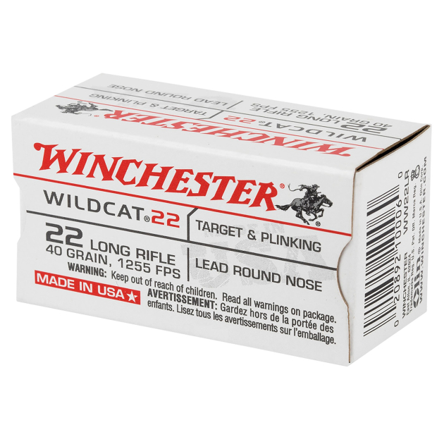 Winchester Ammo USA22LR USA Wildcat 22LR 40gr Lead Round Nose 5000rds *Sold by the case
