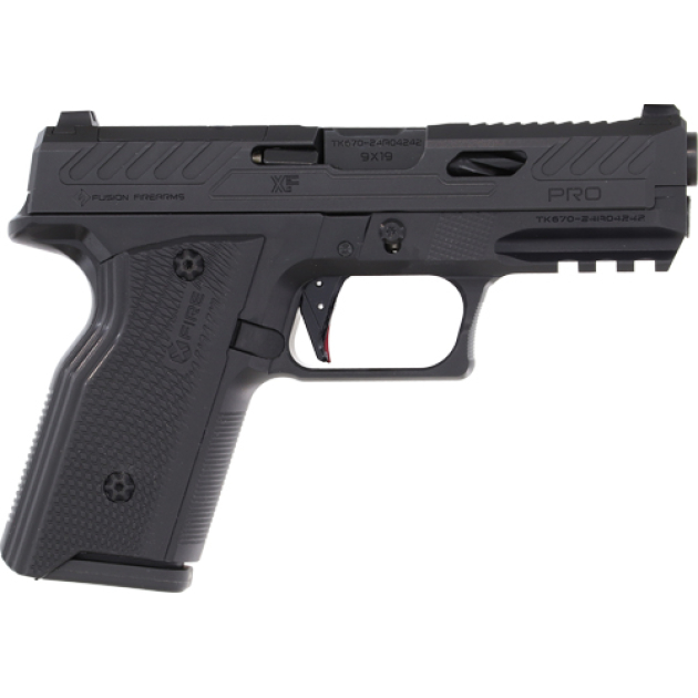 FUSION XF PRO 9MM 4" 10RD - BLACK OPTIC READY/GLOCK MAGS