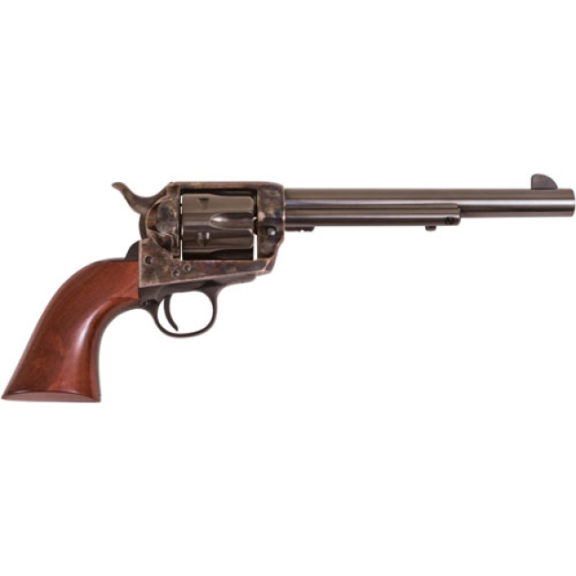 CIMARRON FRONTIER 38SPL/357MAG - PW FS 7.5" CC/BLUED WALNUT