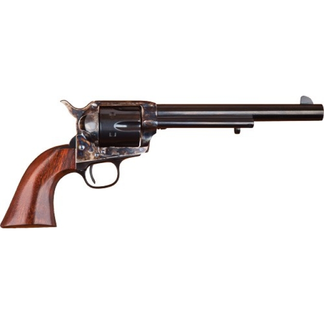 CIMARRON P-MODEL 38SPL/357MAG - OM FS 7.5" CC/BLUED WALNUT