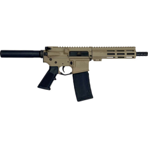 GLFA AR15 PISTOL 223 WYLDE - 7.5" NITRIDE BARREL FDE